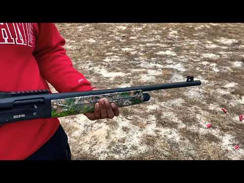 Shooting the #ATA ARMR 12 gauge CA TURKY GUN #Fiocchi shells) #Academy sport