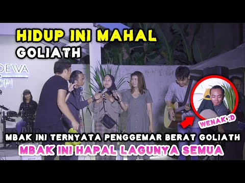 HIDUP INI MAHAL - GOLIATH (LIVE) MENOEWA KOPI | TRI SUAKA, NABILA MAHARANI, ARY GOLIATH DAN ZIDAN