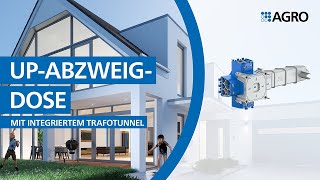 UP-Abzweigdose mit integriertem Trafotunnel