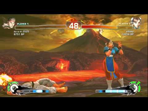 SSF4: su a ni (Ryu) VS Uryo (Chun-Li)