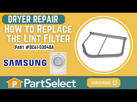 Samsung Dryer Repair - How to Replace the Lint Filter (Samsung Part #DC61-03048A)