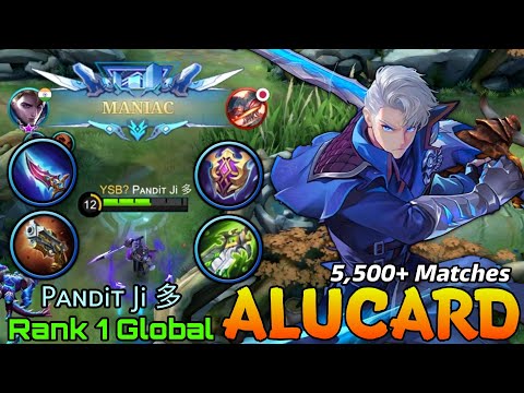 MANIAC Alucard 5,500+ Matches! - Top 1 Global Alucard by Pᴀɴᴅiᴛ Ji 多 - Mobile Legends
