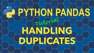 Python Pandas Handling Duplicates