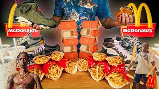 Eating 10 Travis Scott x Mcdonald's Meal Challenge | 11,000+ Calories