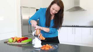 Mediashop Livington Sumo Slicer - Rallador De Verduras 3 En 1 (3 En 1, Función De Fijación, Rallador De Verduras