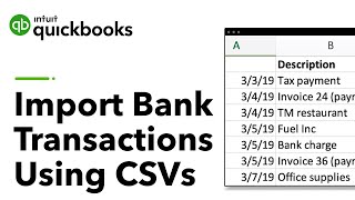 How to Manually Import Bank Transactions Using CSV Files | QuickBooks Online Europe