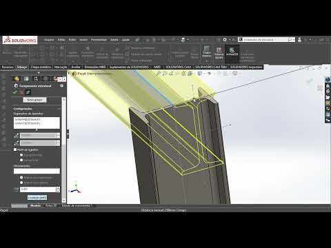 AULA 0001 - COMO FAZER ESTRUTURA METALICA NO SOLIDWORKS