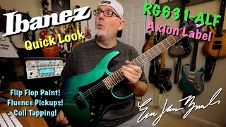Video thumbnail for Ibanez RG631-ALF Quick Look by Eric Jason Brock