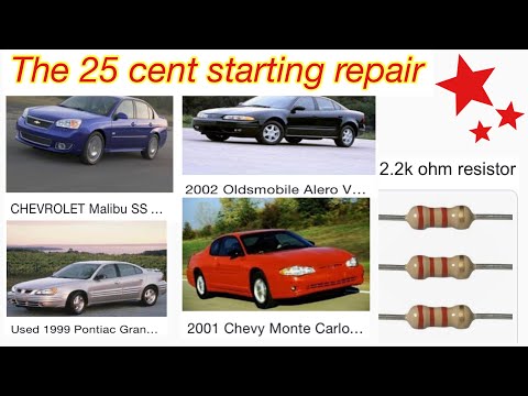 HOW TO REPAIR ALL GM PASSLOCK IGNITION SYSTEMS WITH A 25 CENT COMPUTER PART | DIY START BYPASS HACK
