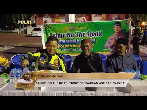 POLRES BENGKALIS PATROLI SAHUR ON THE ROAD