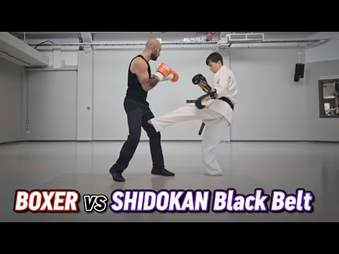 INTENSE Boxing vs Karate Sparring in Kickboxing Rules!