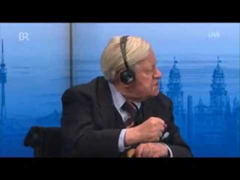 Helmut Schmidt redet Klartext zur Macht der Finanzmanager - 01.02.2014
