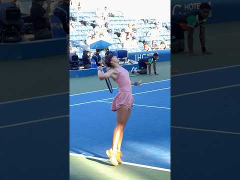 Serve - Jaqueline Cristian US Open 2025  #usopen #tennis #serve #slowmotion #wtatennis #wta