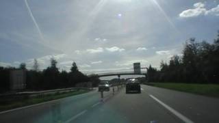 preview picture of video 'Driving Along The N12  Morlaix, Finistère, Brittany, France 18th October 2009'
