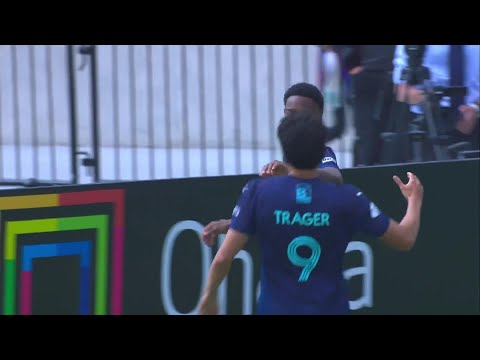 Alex Dixon with a Goal vs. Oakland Roots SC