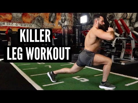 15 MIN BODYWEIGHT LEG WORKOUT AT HOME (NO EQUIPMENT EXERCISES)