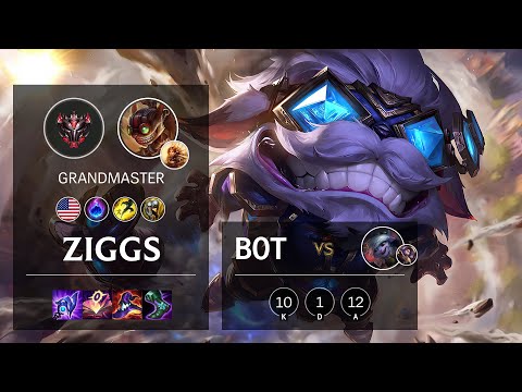 Ziggs Bot vs Tristana - NA Grandmaster Patch 11.5