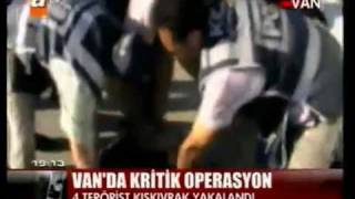preview picture of video 'PKK TERRORISM: 4 PKK Terrorist caught in Van (01.11.2011)'