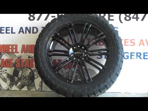 www.DUBSandTIRES.com 22 Inch KMC D2 Black Rims Off Road Toyo Tires KMC Car & Truck wheels