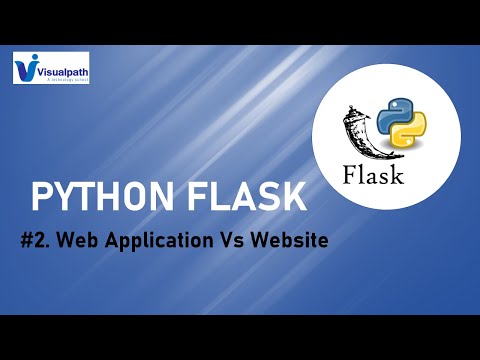 Web Application Vs Website Python Flask part 2 Tutorial for Beginners By Visualpath