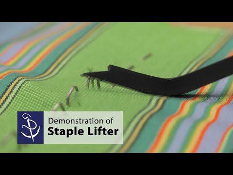 Demonstration of Staple Lifter