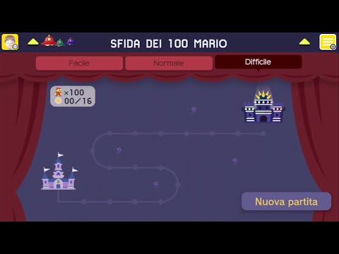 Super Mario Maker (Wii U) Happy New Year (Buon 2016) - 100 Mario Challenge - Hard - Gameplay ITA #2