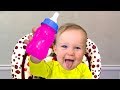Little Baby as Doll Dasha | Stefy doesn't like Toy Bottle