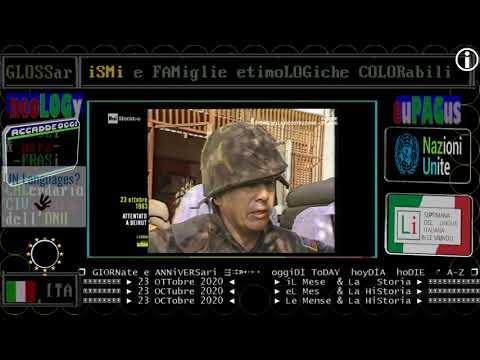 RAI STORIA ACCADDE OGGi: 23 ottobre 1983 Beirut, attentati all'ONU, 300 VITTIME / barracks bombings