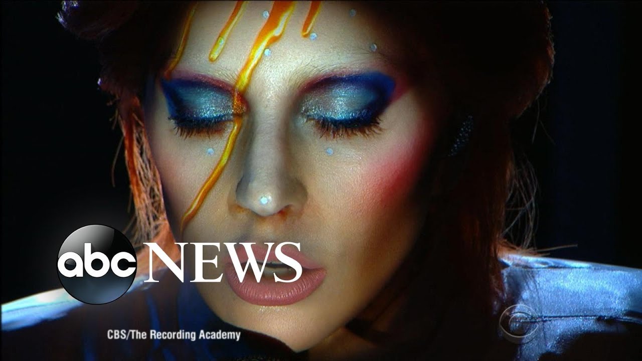 The Grammys 2016: Lady Gaga's Tribute to David Bowie - YouTube