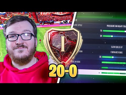 This NEW Formation Got me 20-0 Rank 1😍 FIFA 23 Best Custom Tactics (META)