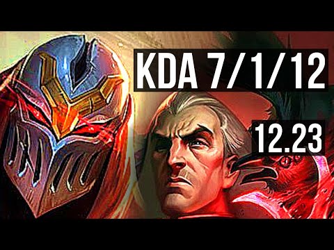 ZED vs SWAIN (MID) | 7/1/12, 800+ games, 1.4M mastery | EUW Master | 12.23