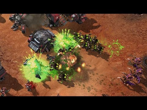 Starcraft II -- Heart of the Swarm -- 2v2 ZZ v TP action!