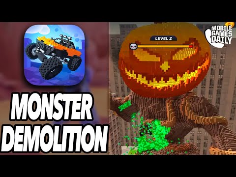 MONSTER DEMOLITION Giants 3D Gameplay Walkthrough - Ram Giant Monsters! (iOS Android) - YouTube