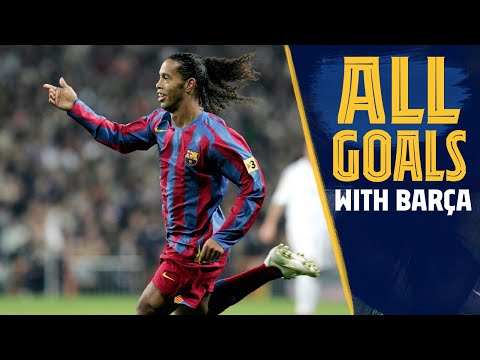 ALL THE GOALS: Every Ronaldinho strike for Barça!