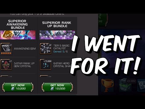 15,000 Unit July 4th Offer & 5 Star Featured Crystal Opening - Marvel Contest of Champions