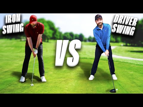 Driver swing Vs Iron swing (The huge difference)