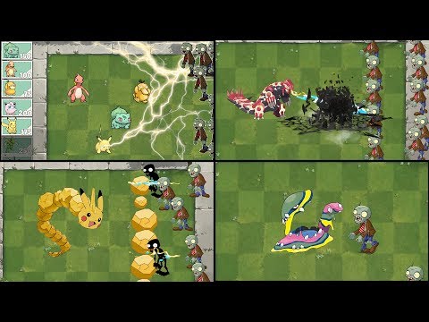 Pokémon vs Plants vs Zombies Compilation #1