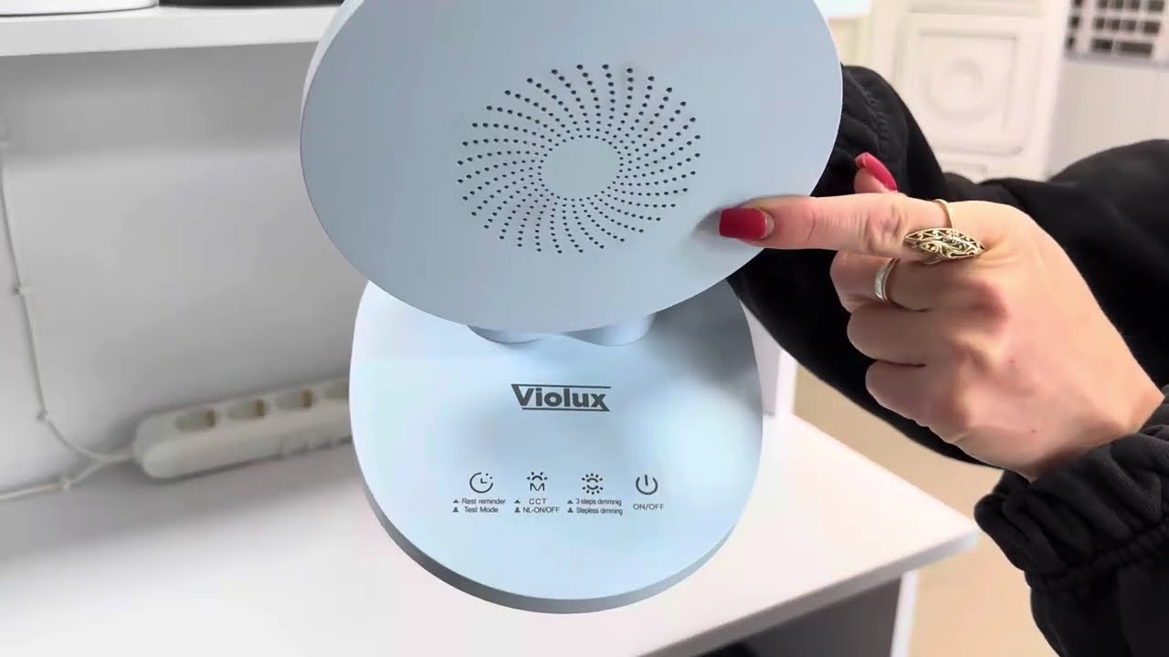 Настільний світильник VIOLUX Junior 10W 600Lm 30-65K блакитний 530301