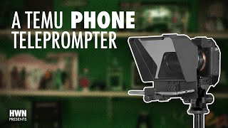 TEMU Teleprompter for Smartphones and DSLRs