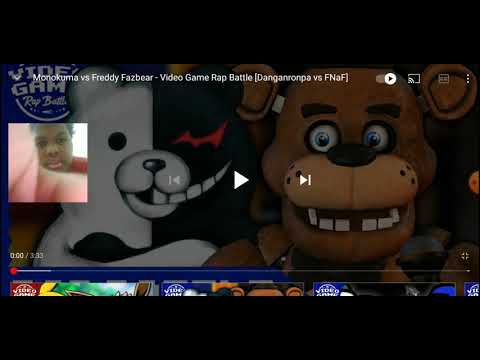 Freddy won! Freddyfaz bear vs monokuma rap battle reaction