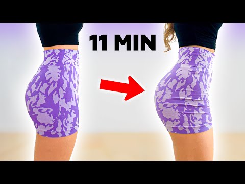 How to GROW GLUTES INSTANTLY in JUST 11 MINUTES - No Equipment Glute Workout at Home