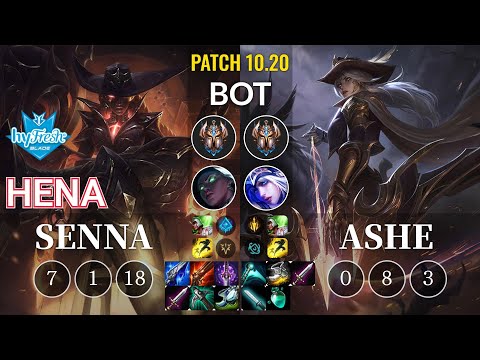 hyF Hena Senna vs Ashe Bot - KR Patch 10.20