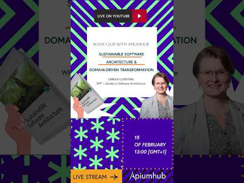 Sustainable Software Architecture and Domain-Driven Transformation bookclub with Carola Lilienthal