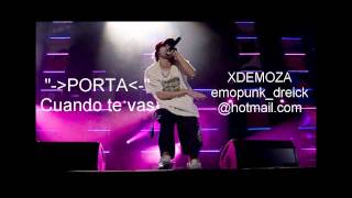 Porta   Cuando te vas