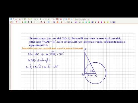 Tangenta la cerc