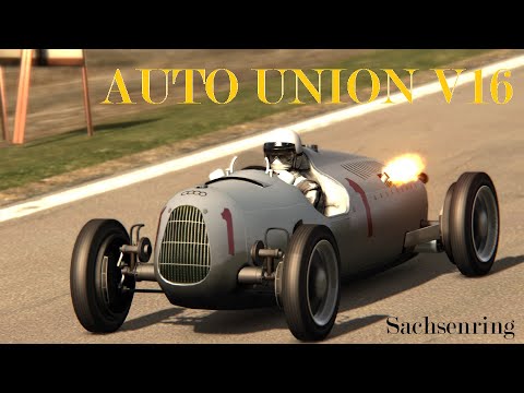 Thumbnail for Auto Union Type C 1937' in Sachsenring Vintage by Porsche, Car, Auto Union