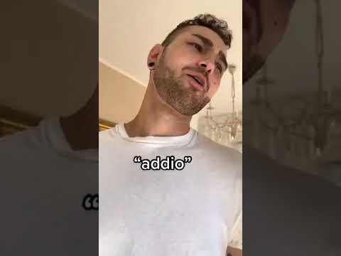 How to say GOODBYE in Italian #shorts