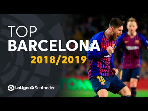 TOP Goals FC Barcelona LaLiga Santander 2018/2019