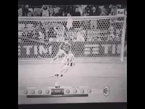 Gianluigi Donnarumma amazing save on dybala's penalty || Supercoppa Italiana 2016 Doha