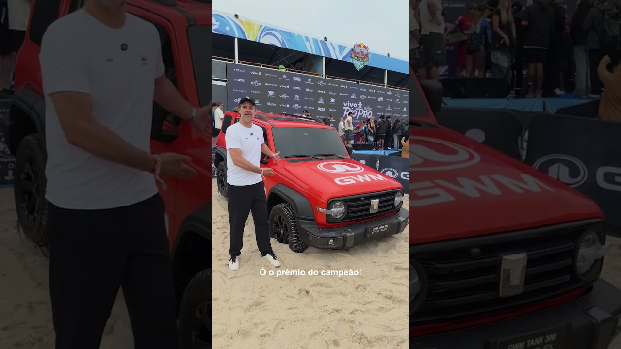 Yago Dora vence o WSL Rio 2026 e leva um GWM Tank 300!